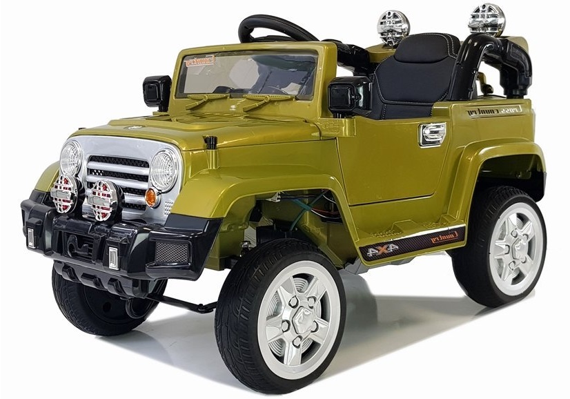 mamido Dětské elektrické autíčko Jeep Country zelené