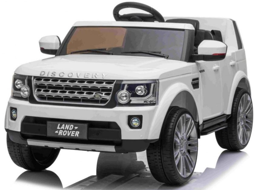 mamido Elektrické autíčko Land Rover Discovery bílé