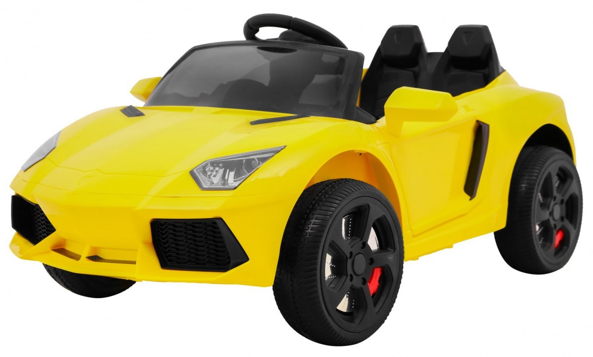 mamido Elektrické autíčko Future EVA kola žluté