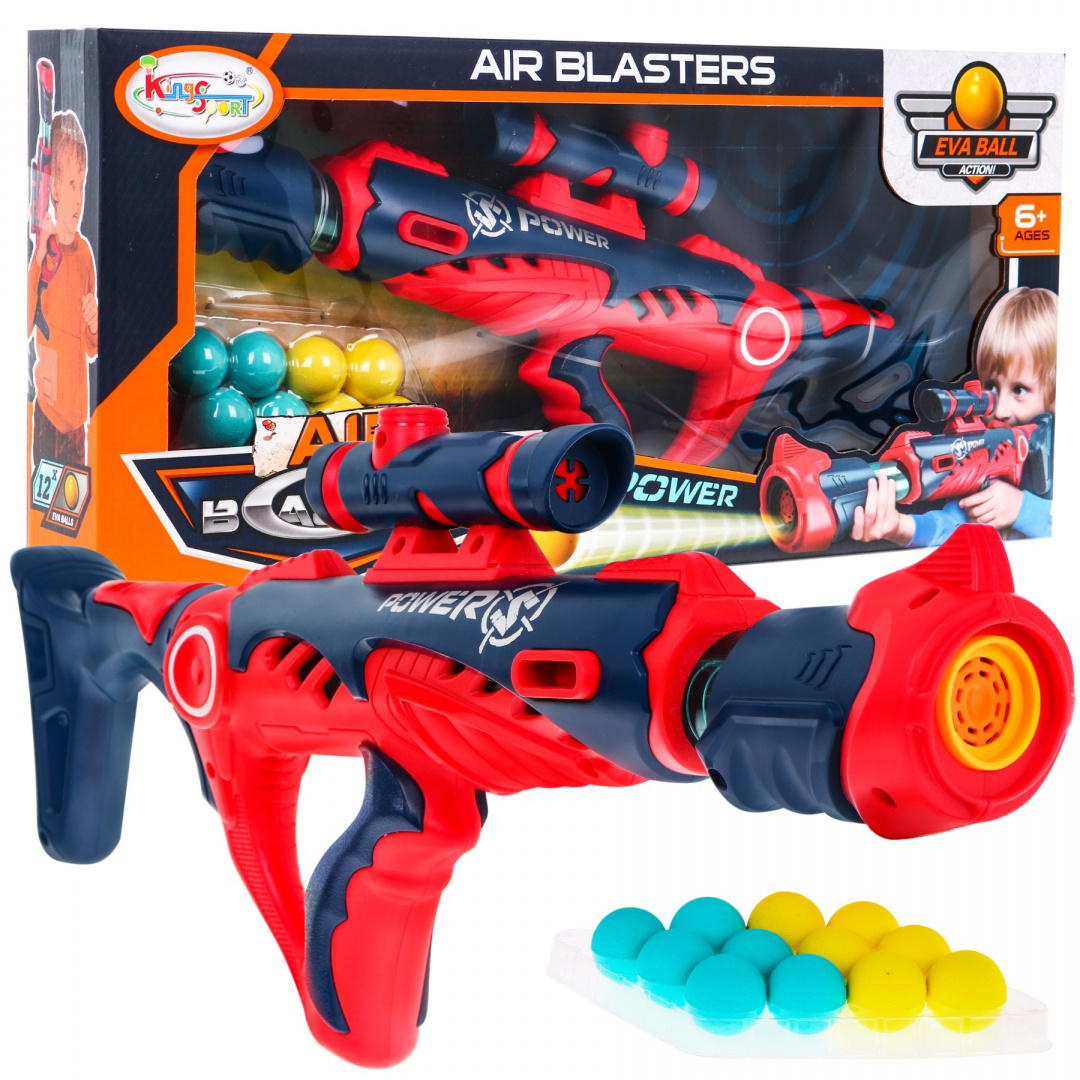 mamido Dětská pistole na pěnové kuličky Air Blasters