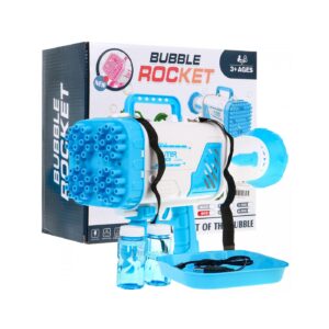 mamido Dětská pistole na tvoření bublin modrá