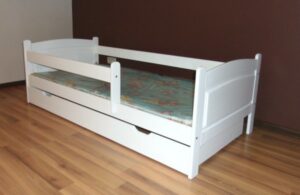 Dětská postel 180x80 cm Jan + šuplík bílá
