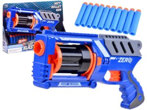 mamido Dětská pistole Blaster s pěnovými náboji 10ks